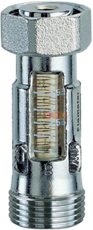 Хромированный расходомер 3/4" EuroKonus (2-8 л/мин.)