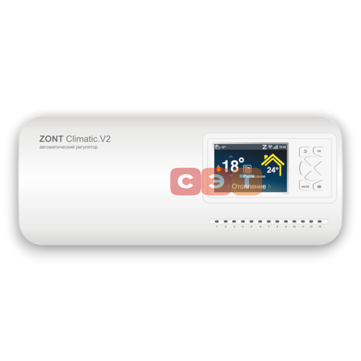 Погодозависимый автоматический GSM / Wi-Fi регулятор ZONT Climatic.V2