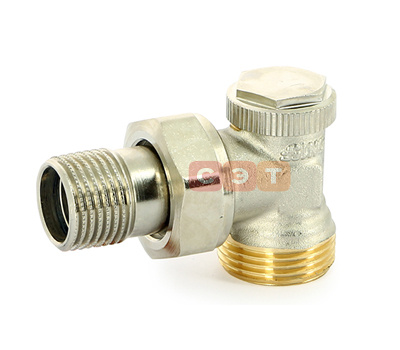 Вентиль запорный НН угловой  1/2"-3/4EK UF THERMO