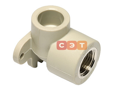 Водорозетка одинарная ВР серая  Ekoplastik 25x1/2"