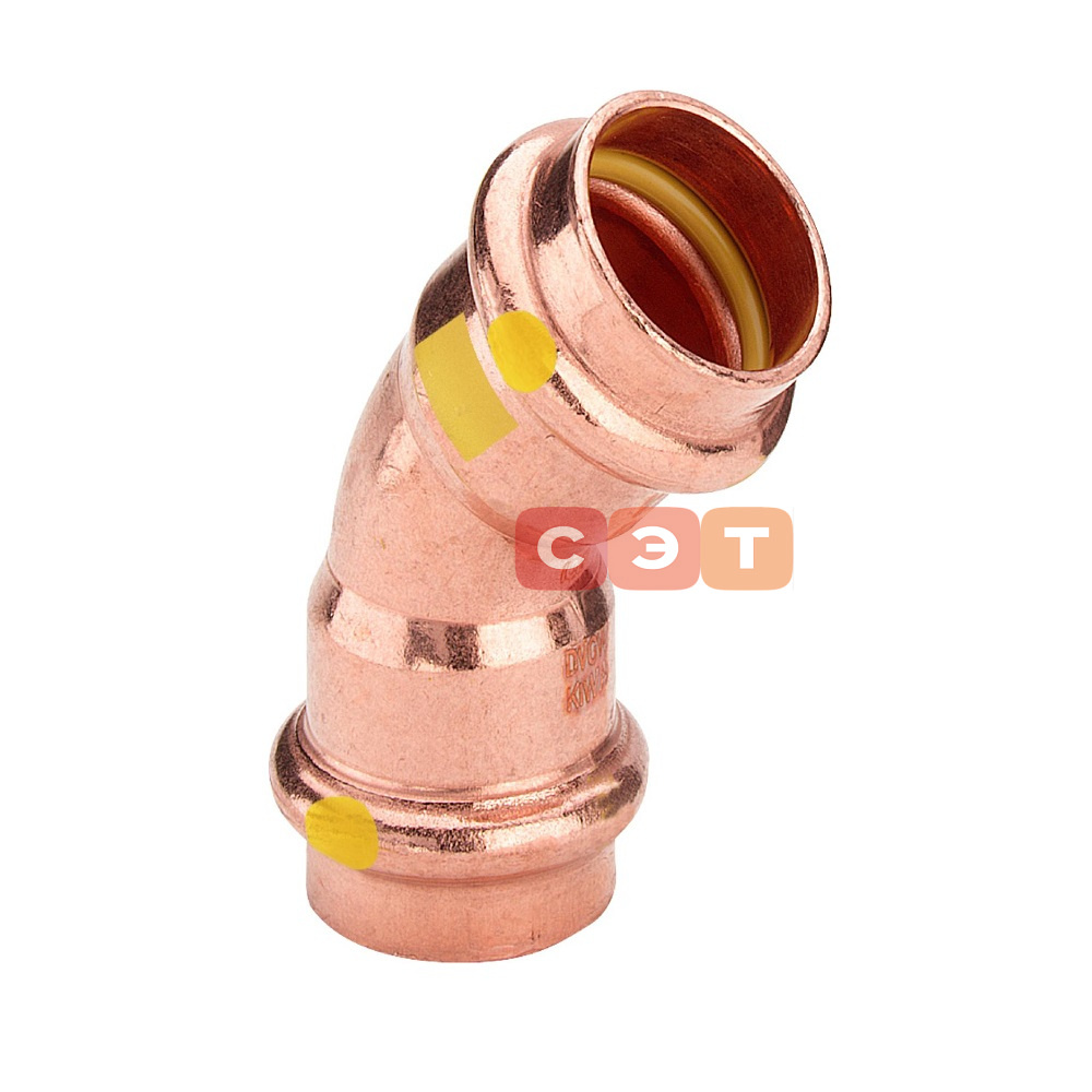 Полуотвод двухраструбный 45* 15 х 15 (модель ProfipressG 2626)
