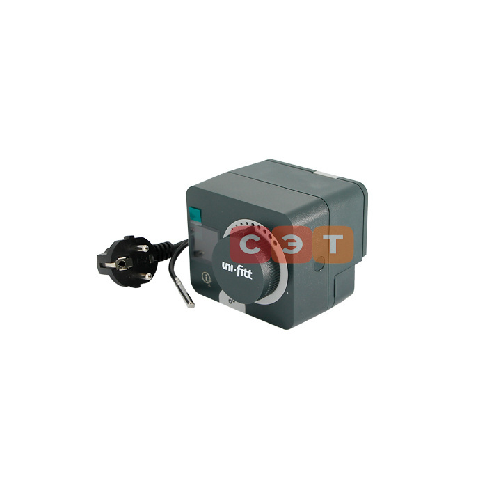 Привод для клапана с контроллером постоянной температуры 230 V, 6 Нм, 120сек  UNI-FITT