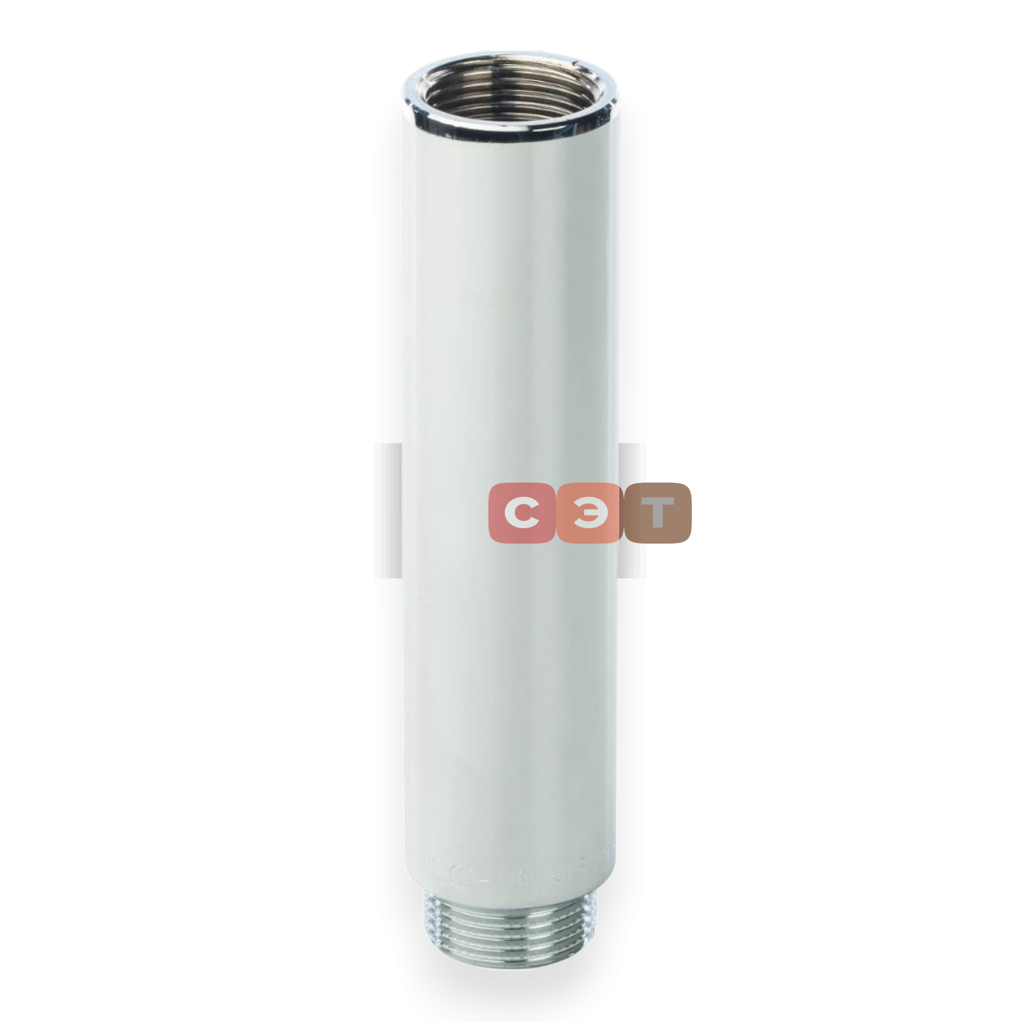 Удлинительная гайка усиленная латунная (хромированная)  3/4" х100 General Fittings