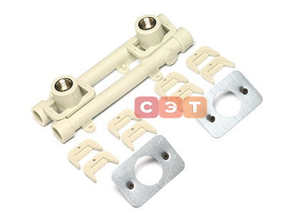 Универсальный настенный комплект для гипсокартона серый  Ekoplastik 20x1/2"