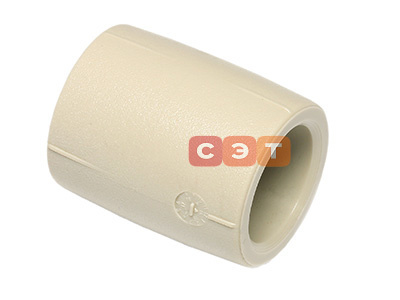Муфта равнопроходная полипропиленовая серая  Ekoplastik  25