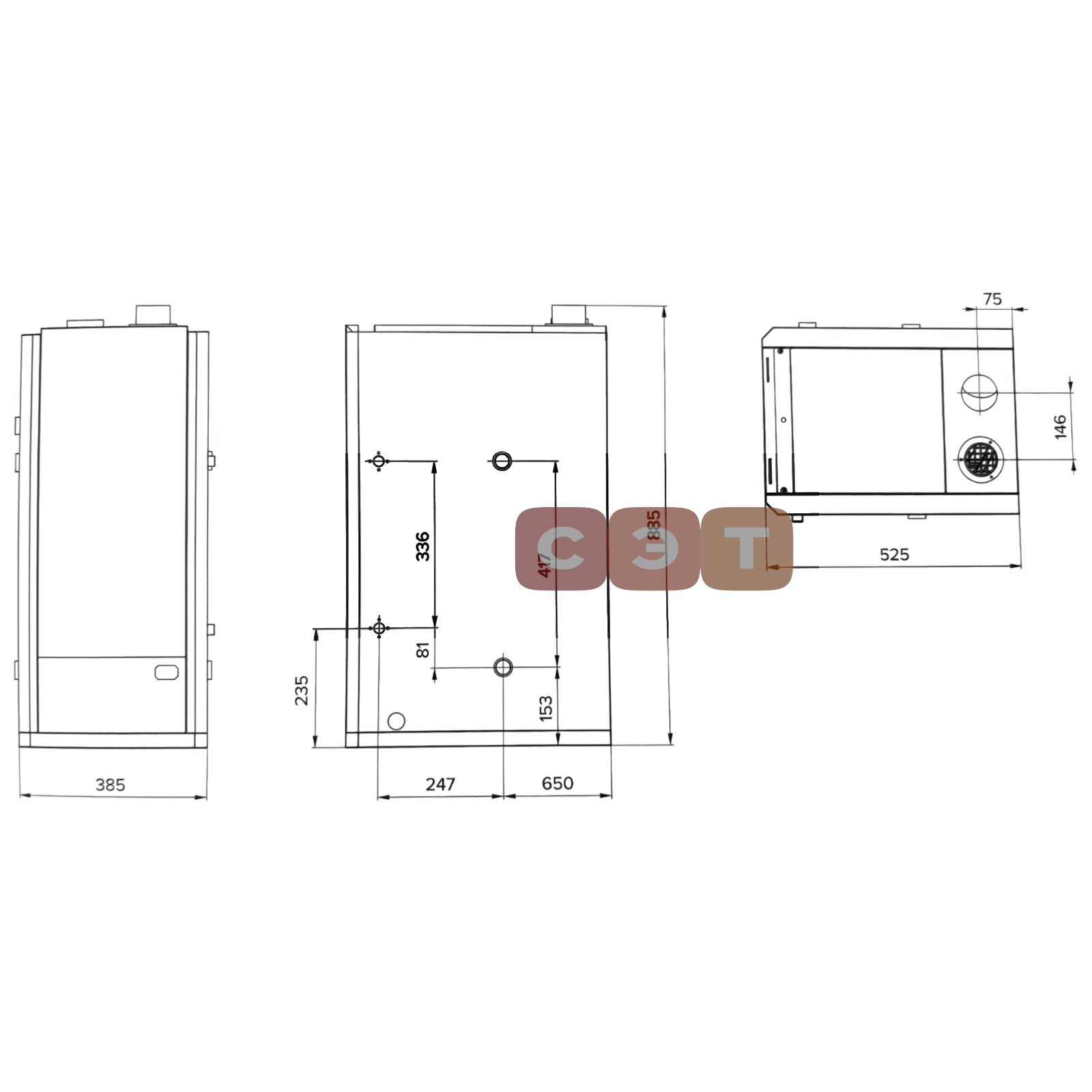 Котел напольный газовый Kiturami  STSG-47