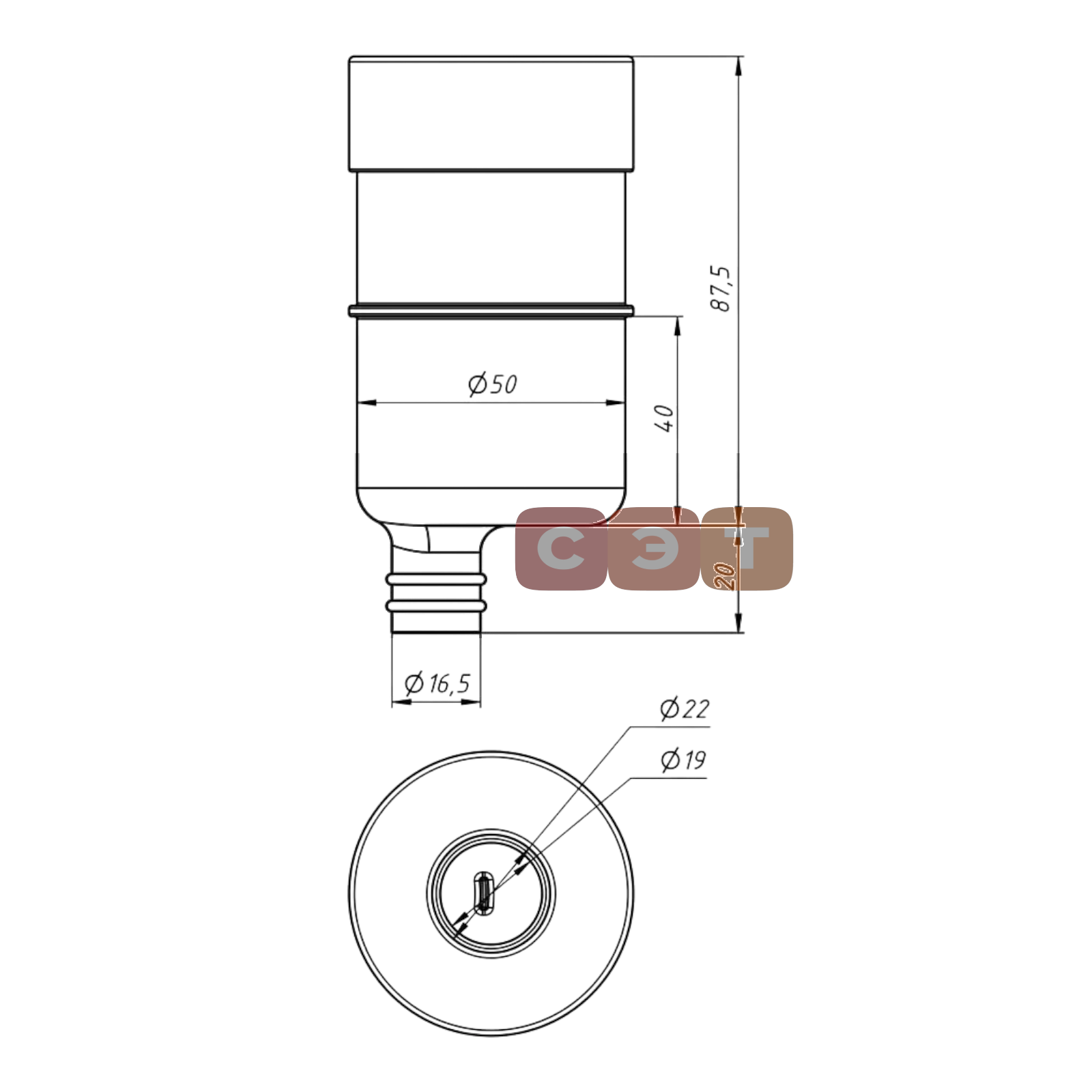 Сифон G-35 MINI