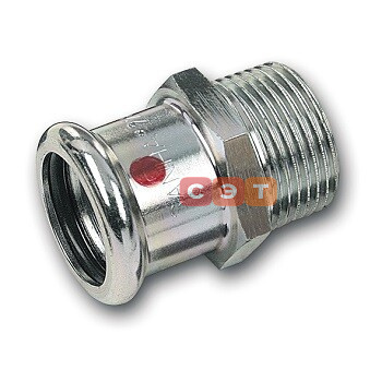 Муфта с НР оцинкованная 24243G  22 х  1/2" SANHA