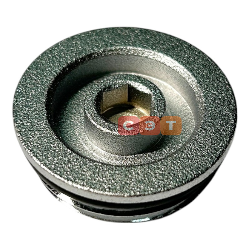 Заглушка НР 1" c прокладкой O-RING, хромированная