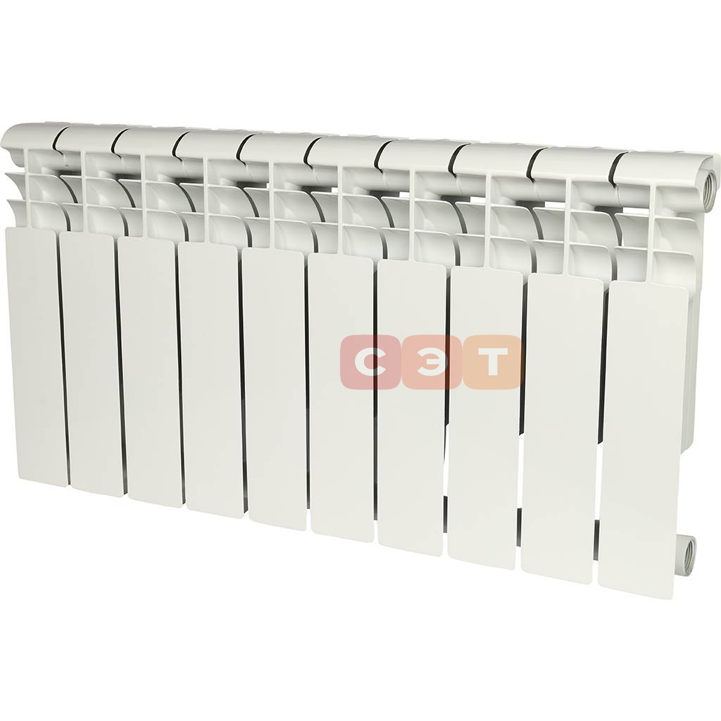 Радиатор алюминиевый секционный RAL 9016 Rommer Profi 350 (10 секций)