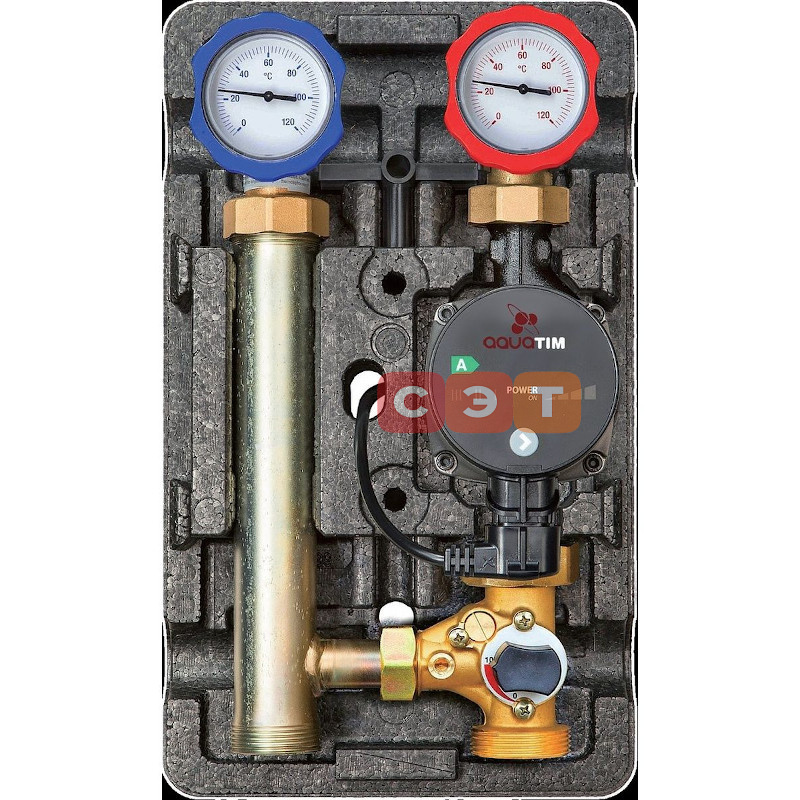 Насосная группа со смесителем MK DN 25 (левая, UPM3 Hybrid 25-70)