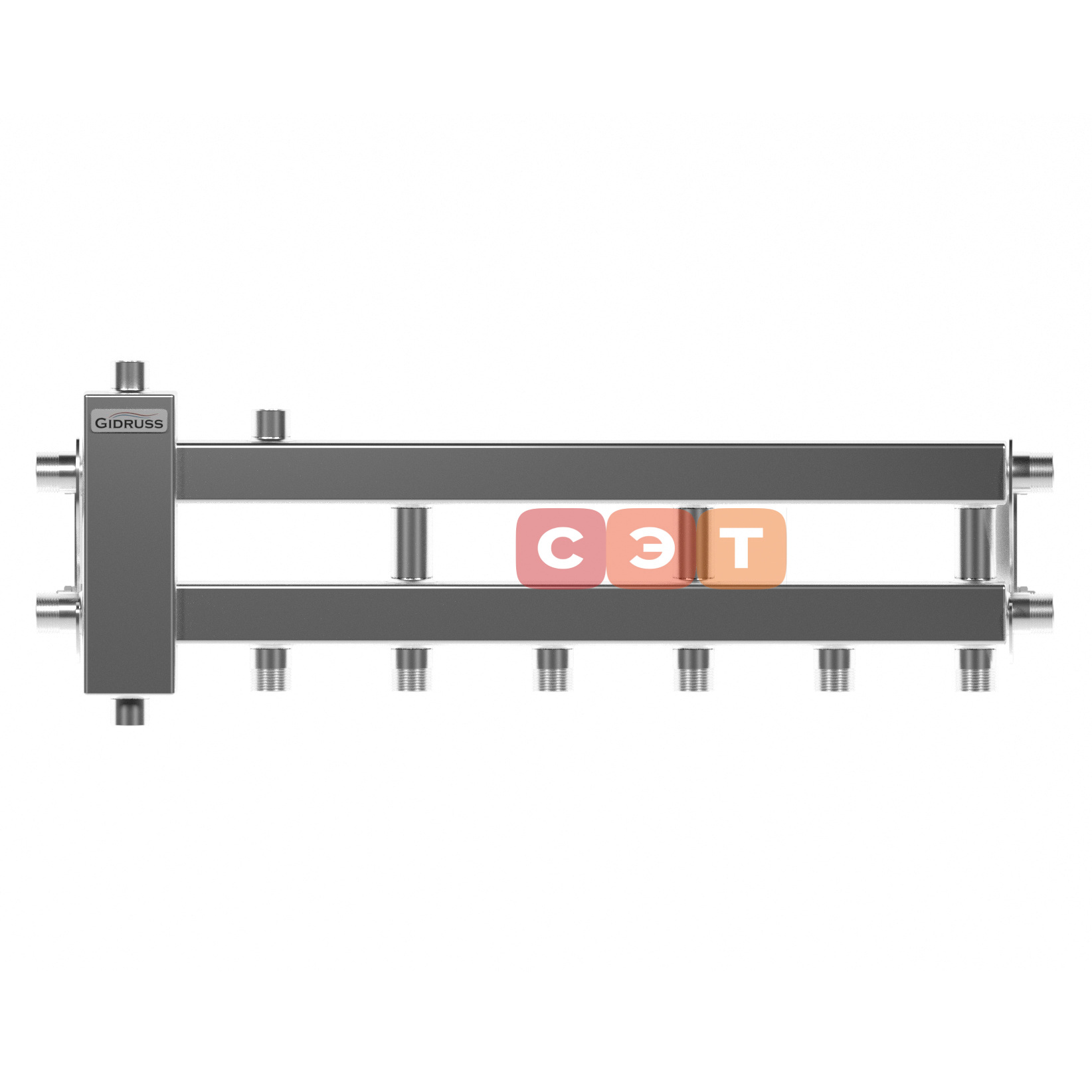 BMSS-40-4D (до 40 кВт, все контуры G ¾″, 4D-кронштейны K.UMS, подключение термодатчика)