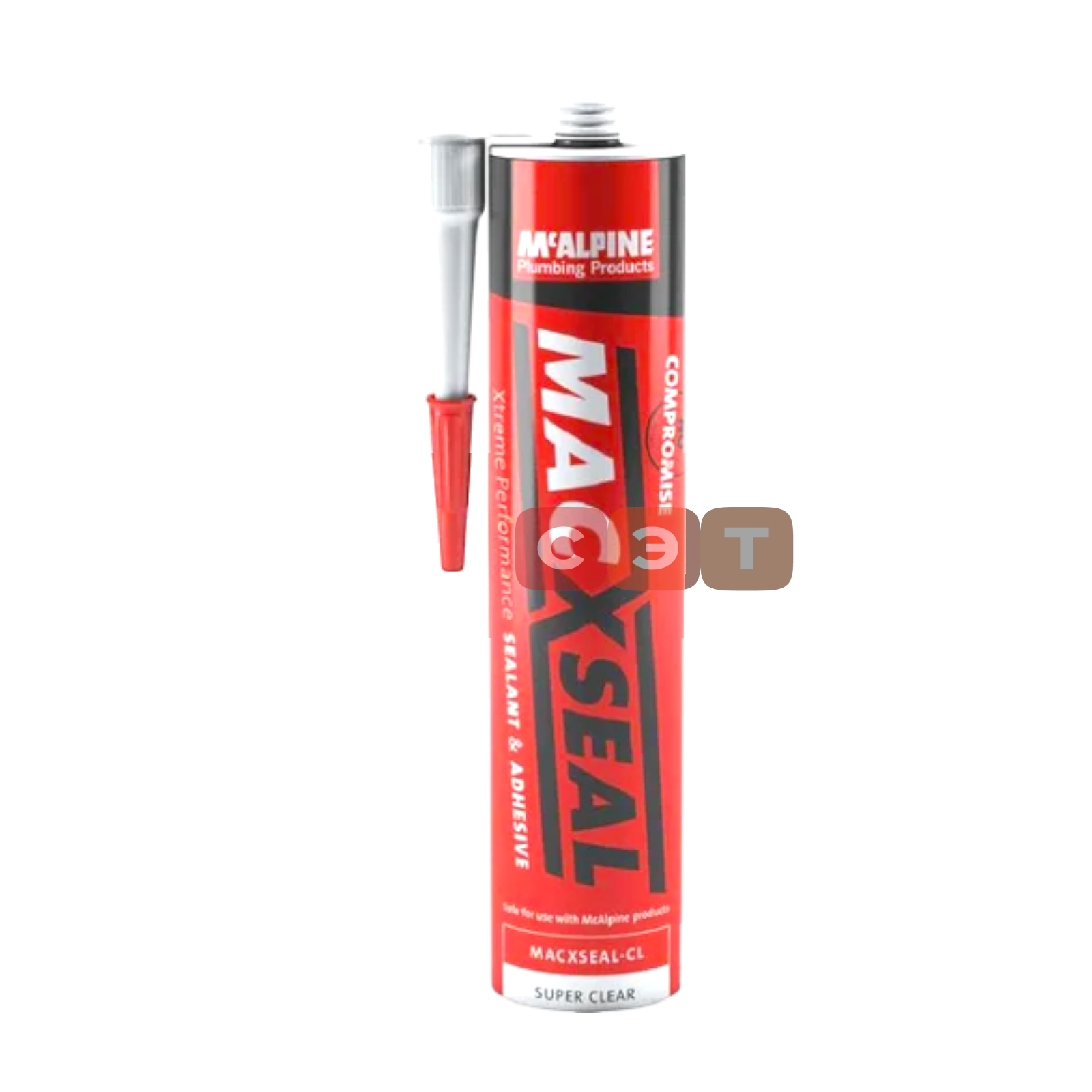 Клей-герметик  MacXseal, 290 мл, прозрачный McAlpine