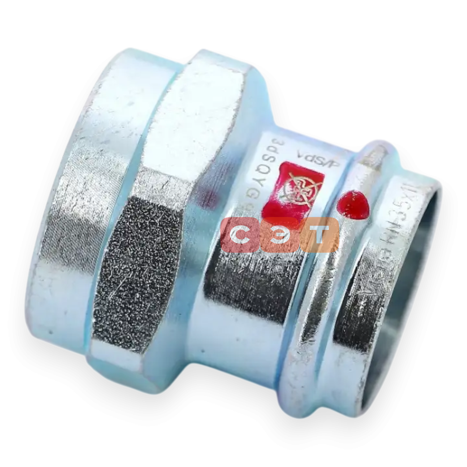 Муфта с ВР  15 х 1/2" оцинкованная сталь (Prestabo) серия 1112