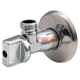 Кран шаровой НН 1/2" для подключения бачков (с розеткой)