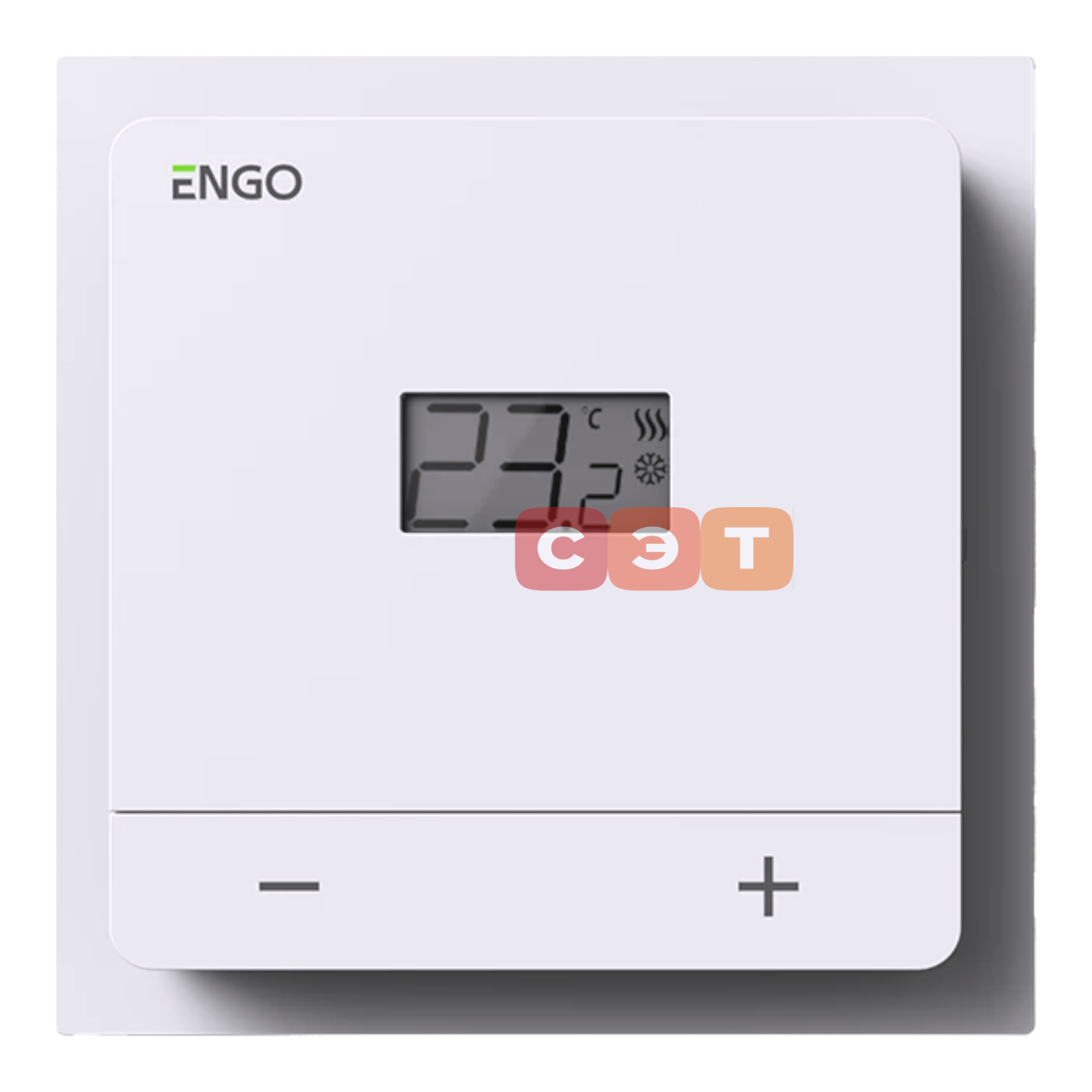 Рамка для терморегуляторов EASY/E20, белая Engo  BEZEL-W