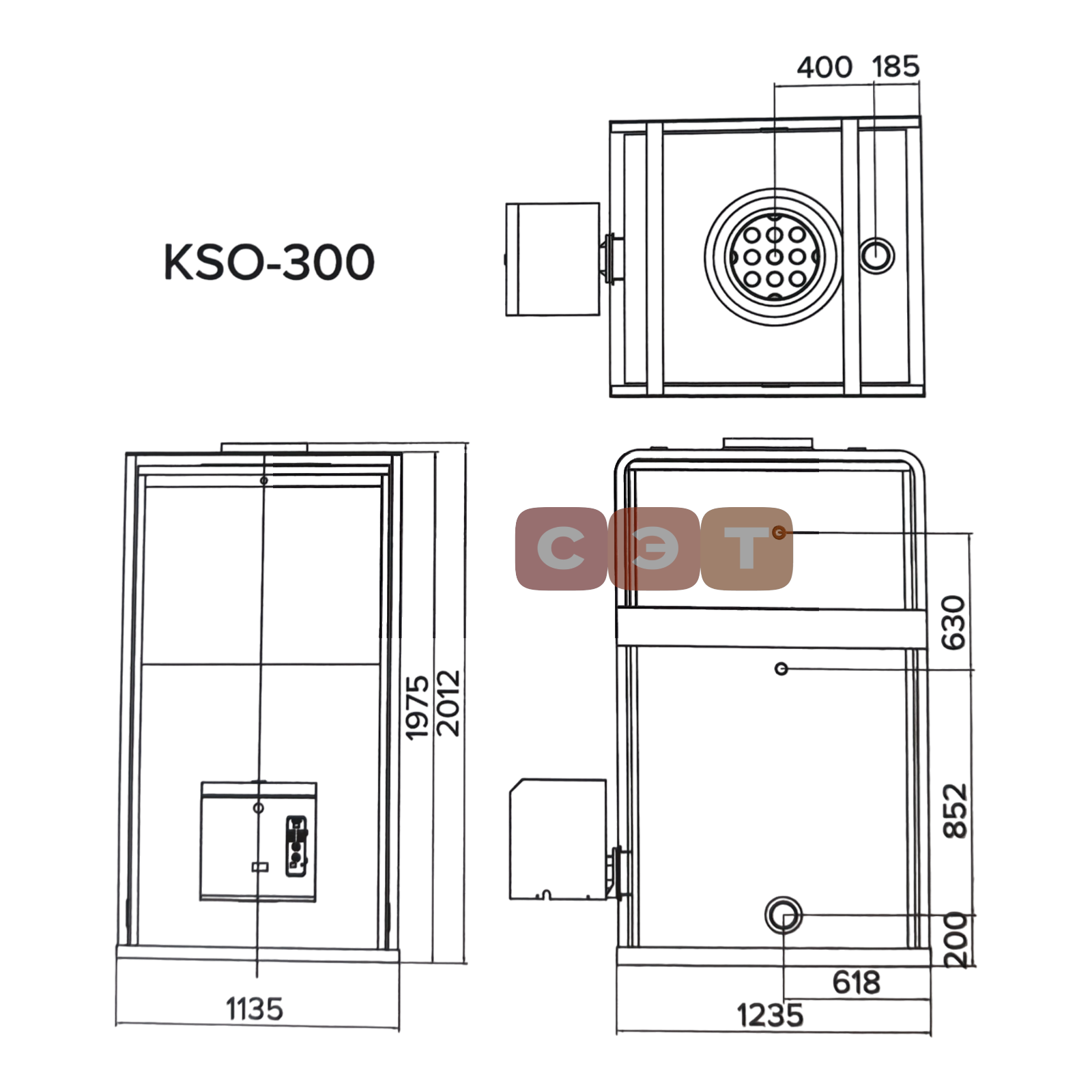 Котел напольный дизельный  Kiturami  KSO-300