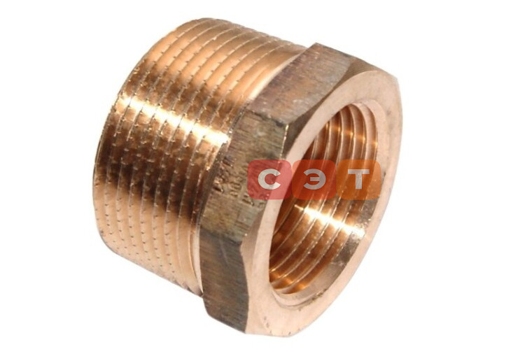 Футорка бронзовая НР-ВР 1'x 1/2"