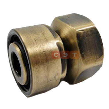 Резьбовое соединение для стальных труб (белое) GW M22x1,5 x GW 1/2