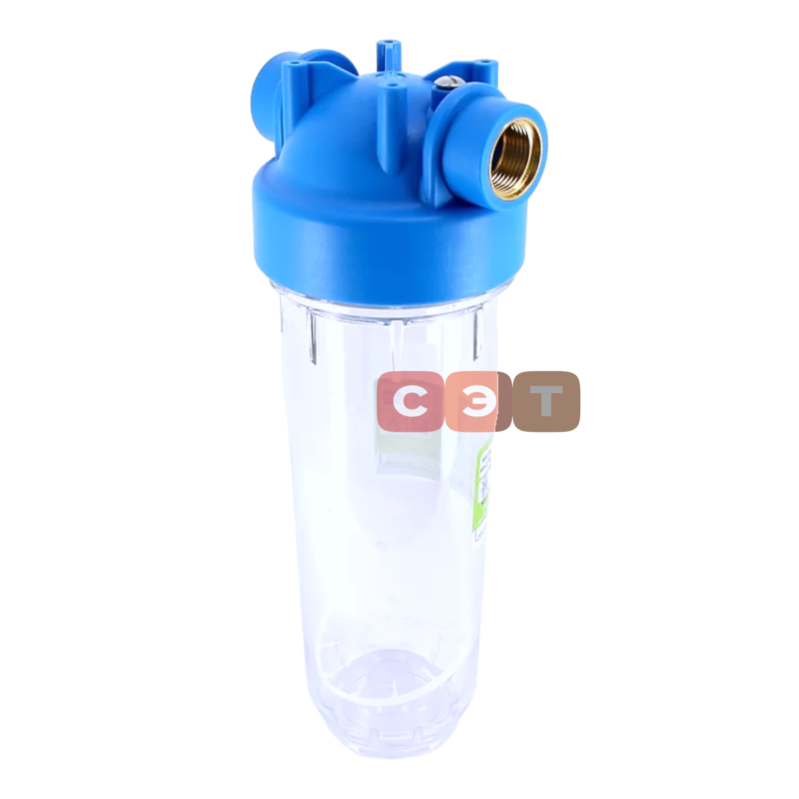 Одинарная прозрачная колба фильтра 10" (Senior) Plus 3P SX  3/4"