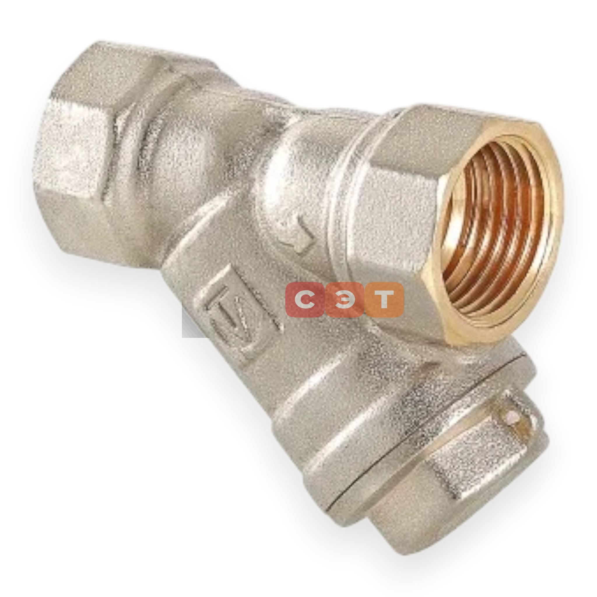 Фильтр косой ВВ 2" Valtec (никелированный)