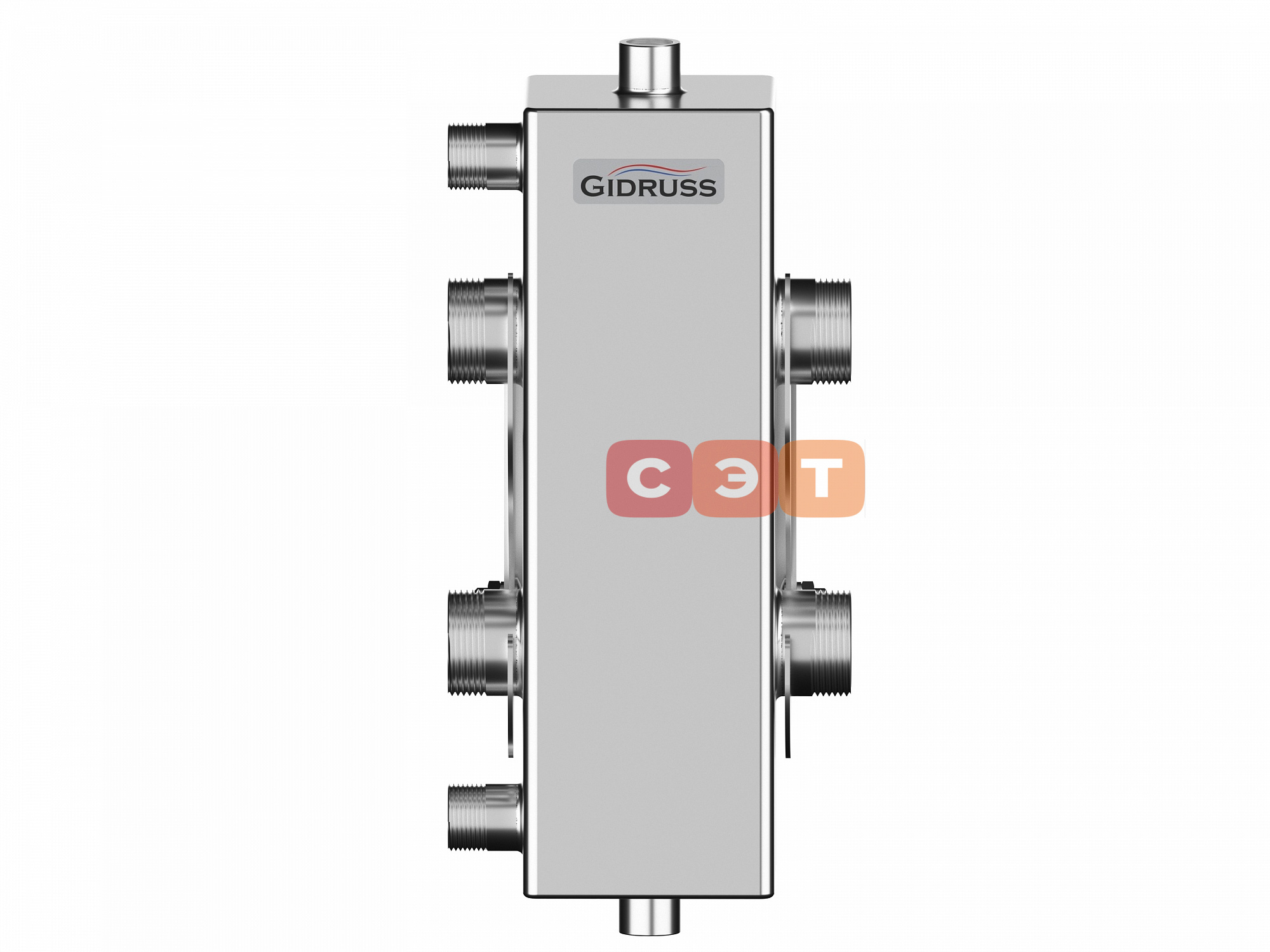 Гидравлический разделитель из нерж. стали GRSS- 100-32  (100 кВт, вход G 1 1/4'', выход G 1 1/4'', м.р.=200мм)