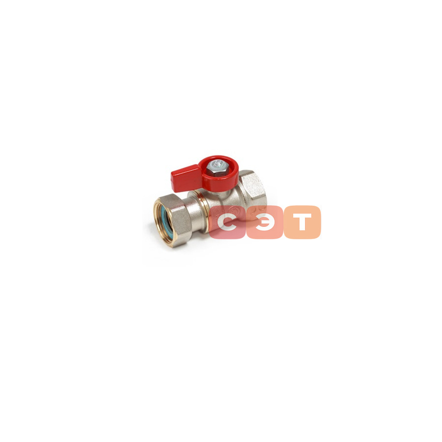 Кран шаровый с накидной гайкой ВР-ВР R251P-1 (флажок) 3/4"