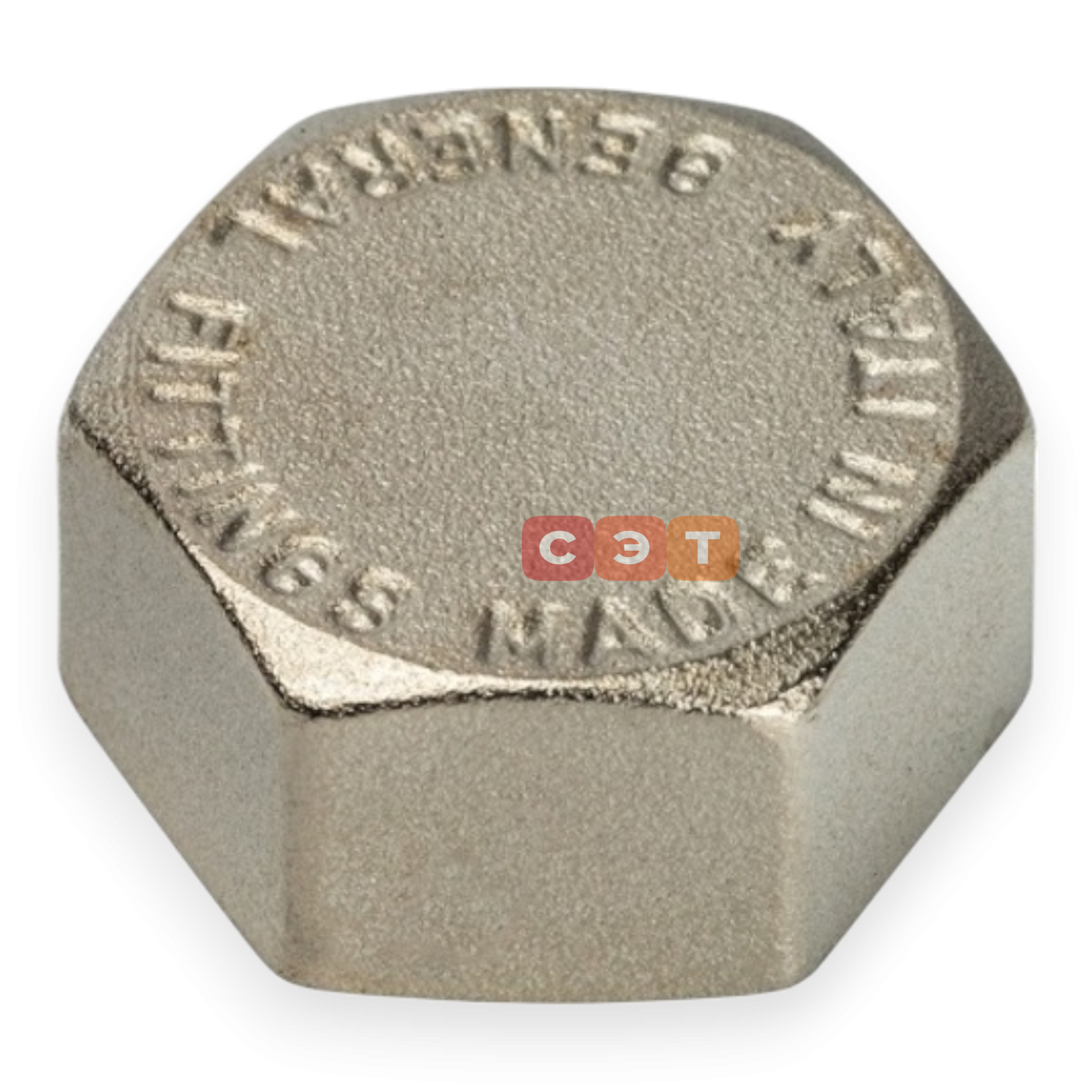 Заглушка ВР латунная (никелированная) 1" 1/4 General Fittings