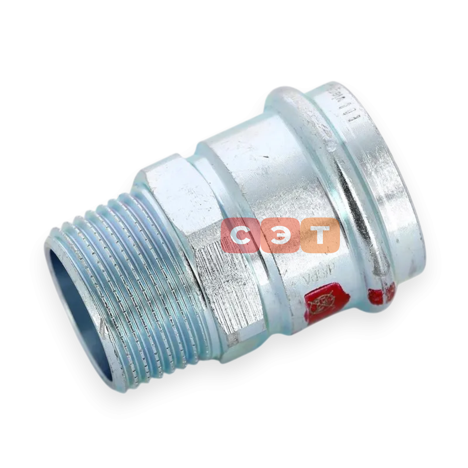Муфта с НР  28 х  3/4" оцинкованная сталь (Prestabo) серия 1111