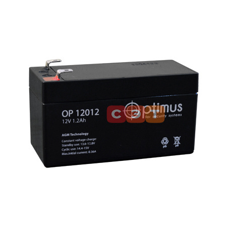 Аккумулятор Optimus AP12012, 1.2 A/h