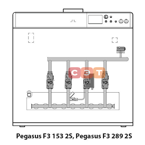 Котел напольный (открытая камера сгорания, одноконтурный) Ferroli PEGASUS F3 N 289 2S