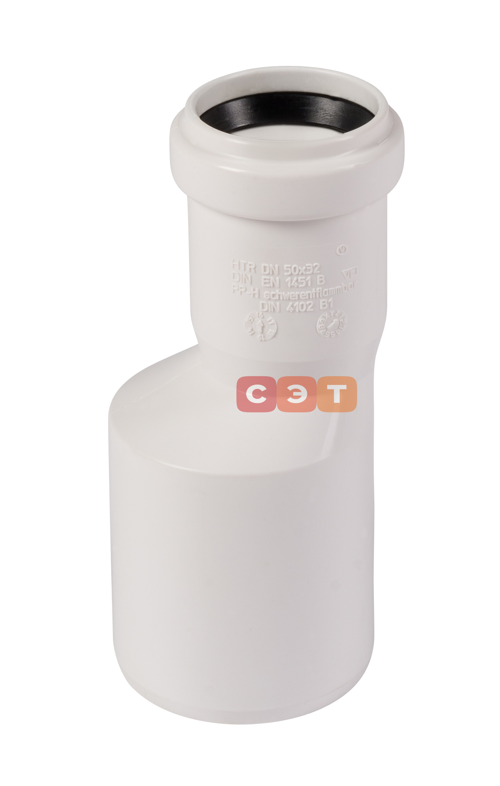 Муфта переходная d 50 /d 32  HTRw ( белая )