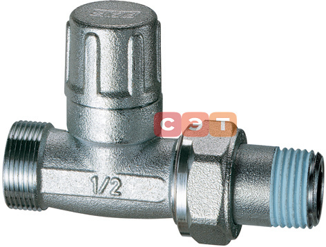 Прямой запорный вентиль М24х19  1/2"
