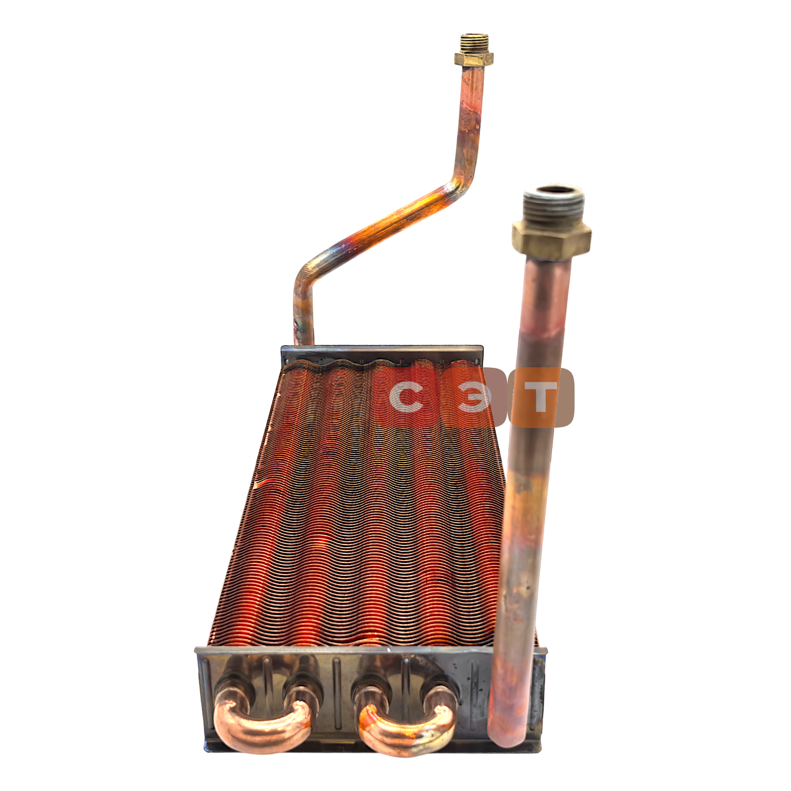 Теплообменник основной 35 кВт Bosch, Buderus(GAZ 6000 W WBN6000-35C, U072-35K) 