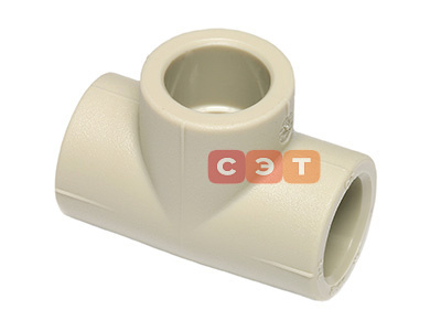 Тройник равнопроходной полипропиленовый серый  Ekoplastik 110 (NEW PP-RCT)