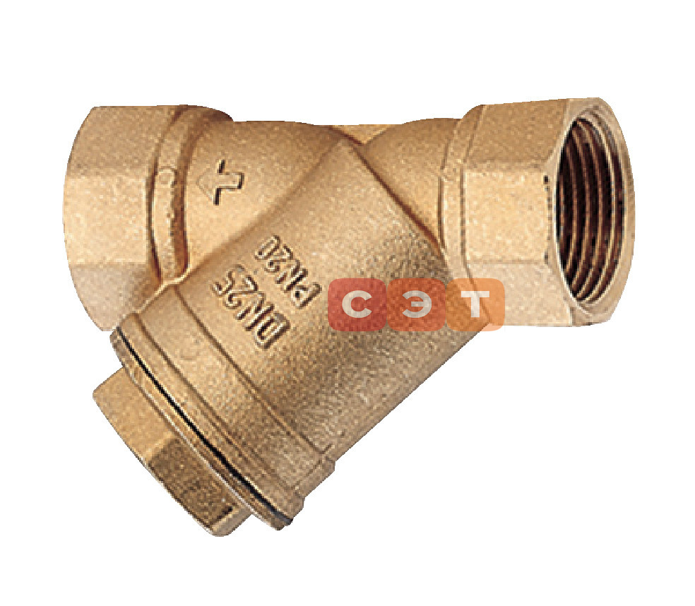Косой сетчатый фильтр 1"1/2" Giacomini