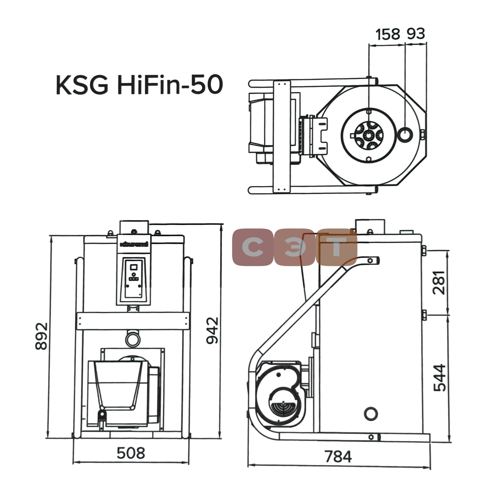 Котел напольный газовый Kiturami  KSG HiFin-50