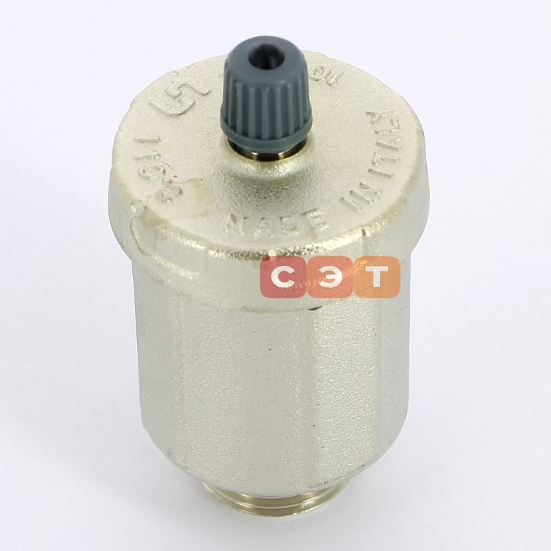 Воздухоотводчик автоматический 1/2" никелированный, O-ring