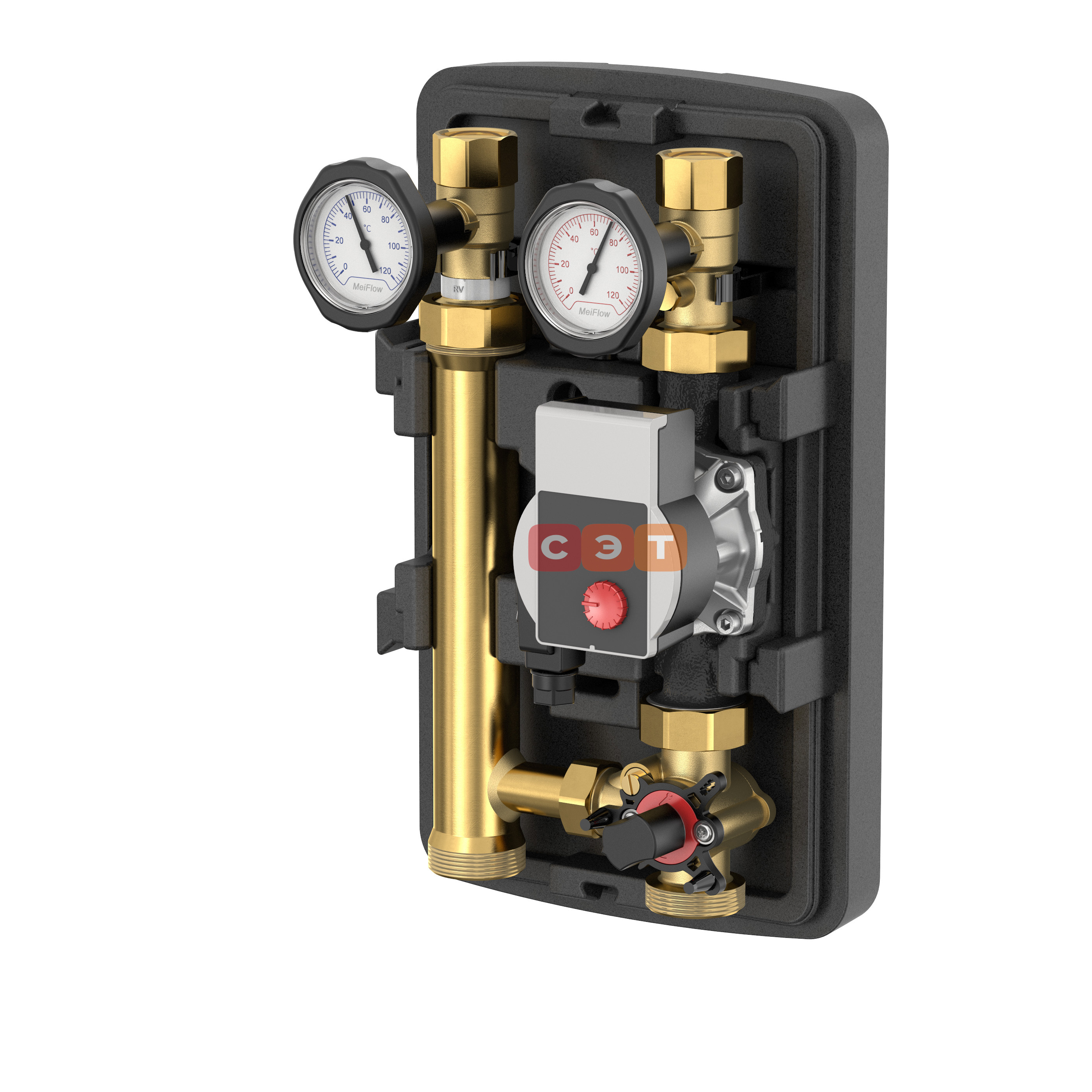 Насосная группа MeiFlow Top S MC DN25 с приводом без насоса