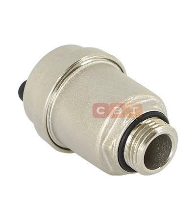 Воздухоотводчик автоматический 1/2" никелированный, O-ring