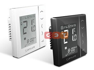 Термостат встраиваемый непрограммируемый (с экраном LCD, 230V, черный) VS35B