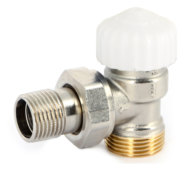 Вентиль термостатический НН угловой  1/2"-3/4EK UF THERMO