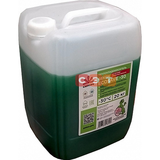 Теплохладоноситель Gekon EcoSave-30 (20 кг/банка)