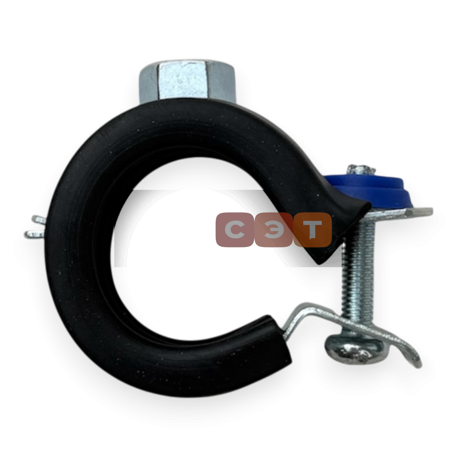 Хомут оцинкованный ТМС КС1 с epdm M8 20-23мм