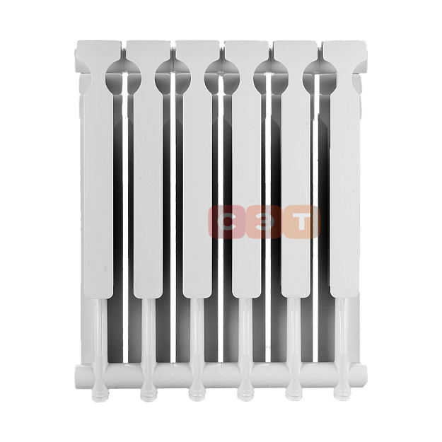 Радиатор алюминиевый SMART Install Easy One 500, 565x78x76мм, 10 секций