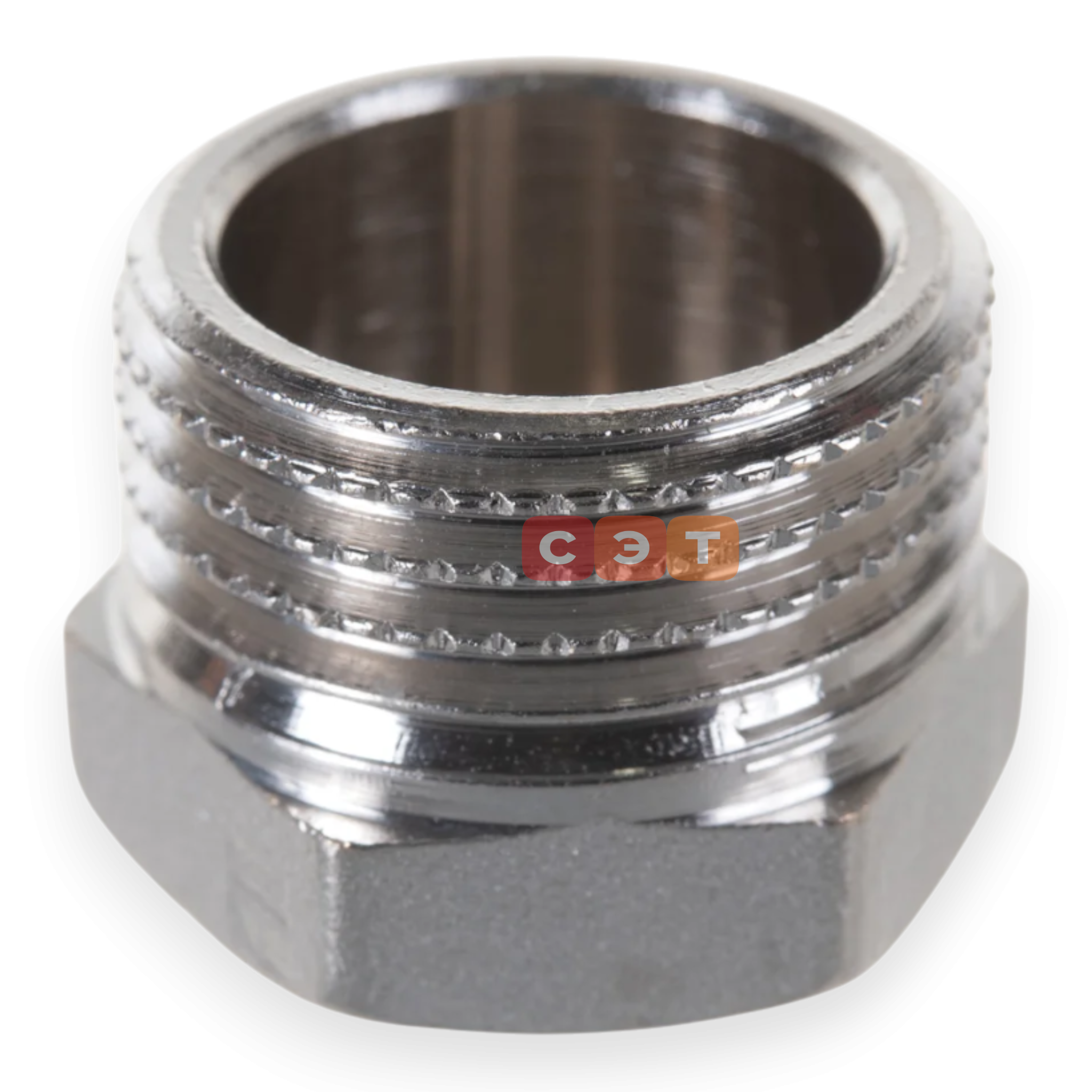 Заглушка НР латунная (никелированная)  1/2" General Fittings