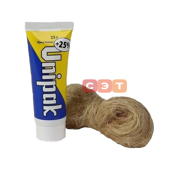 Комплект монтажный UNIPAK №1 (паста25г+лен13г)