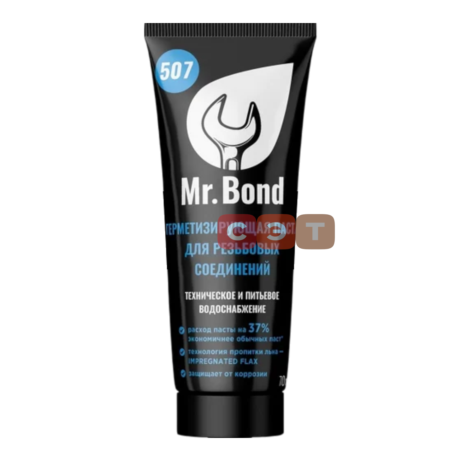 Паста герметизирующая для пропитки льна,  Mr.Bond® 507, туба, 70гр