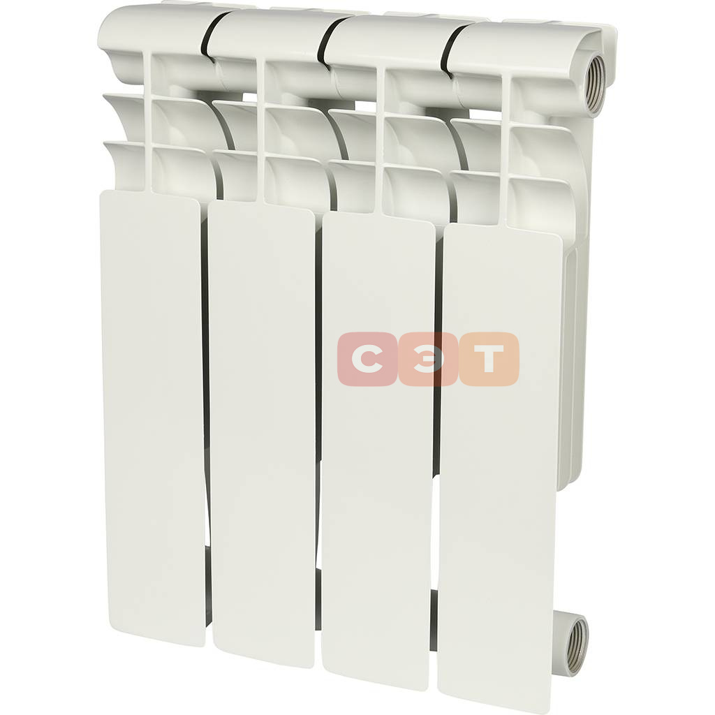 Радиатор алюминиевый секционный RAL 9016 Rommer Profi 500 ( 4 секций)