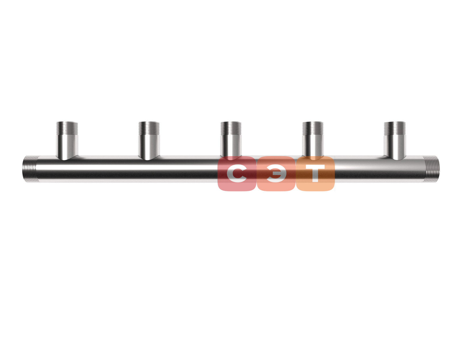 DMSS-32-25x5 (нерж., магистральное подкл. G 1¼˝, 5 контуров G 1˝, PN10)
